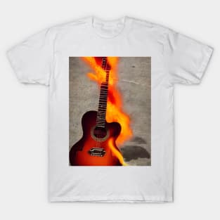 Guitar on Fire T-Shirt